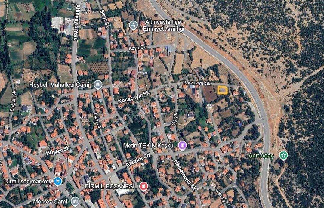 Altınyayla(dirmil) En Güzel Köşe Başı İmarlı 625 M2 Arsası - Görsel 5