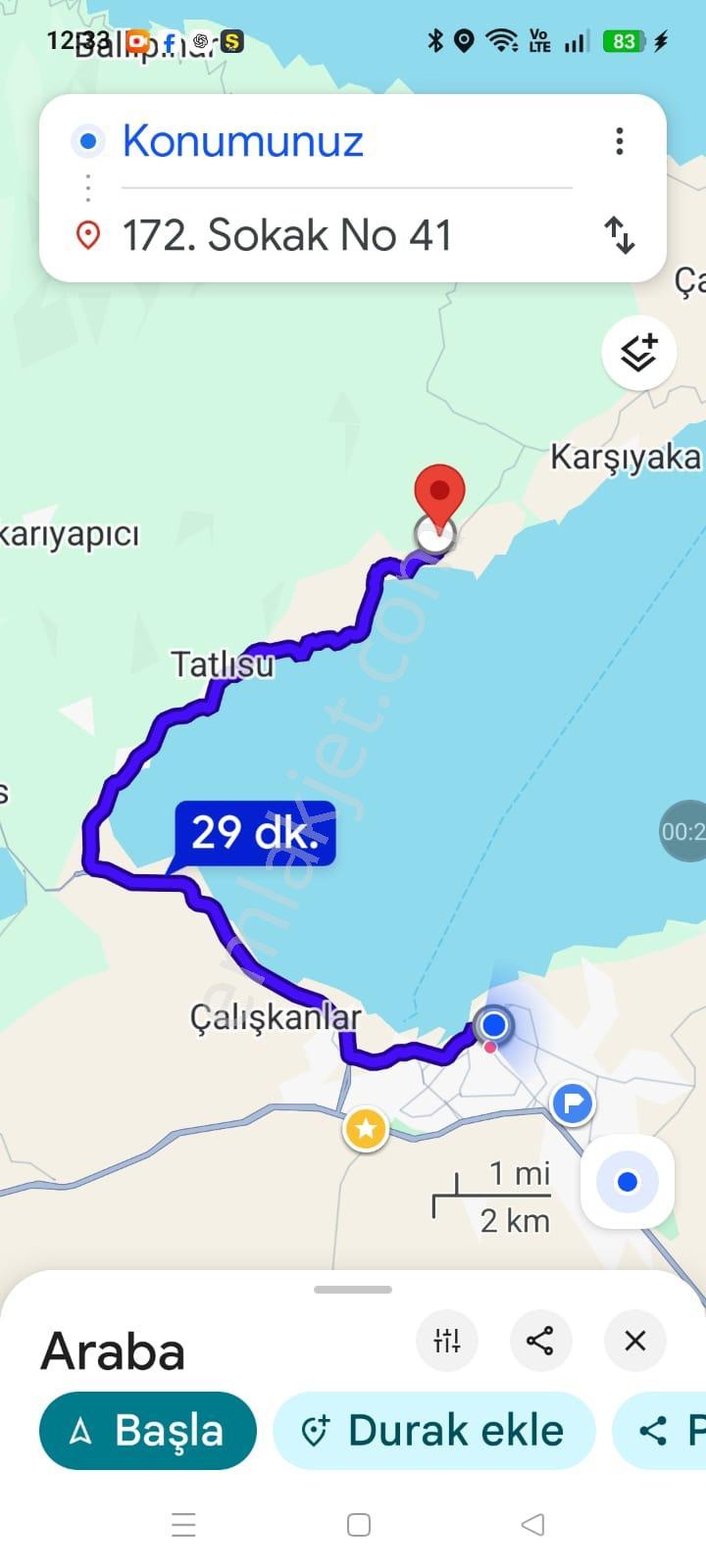 Erdek Karşıyaka Dalyan Mevkisinde 900 M2 Satılık Arsa - Görsel 15