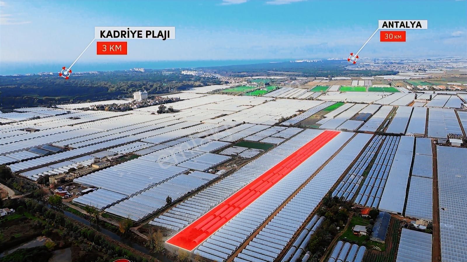 Belek Kadriye'de Yatırımlık Sera Alanı Satılık 10.796 M2 Tarla - Görsel 7