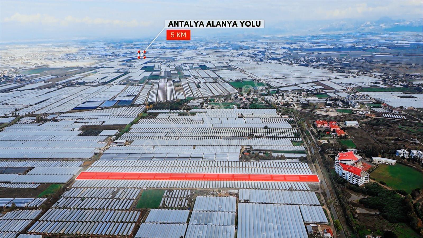 Belek Kadriye'de Yatırımlık Sera Alanı Satılık 10.796 M2 Tarla - Görsel 8