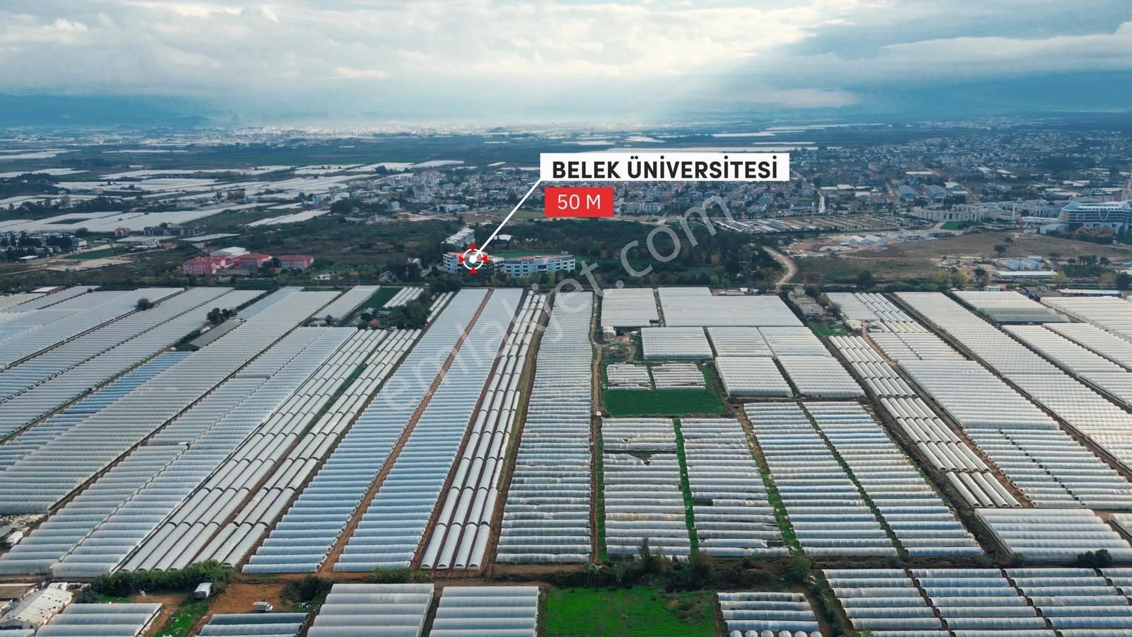 Belek Kadriye'de Yatırımlık Sera Alanı Satılık 10.796 M2 Tarla - Görsel 8