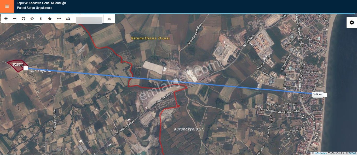 Tekirdağ Süleymanpaşa Naip Mahallesi Kiralık 20 Dönüm Tarla - Görsel 2