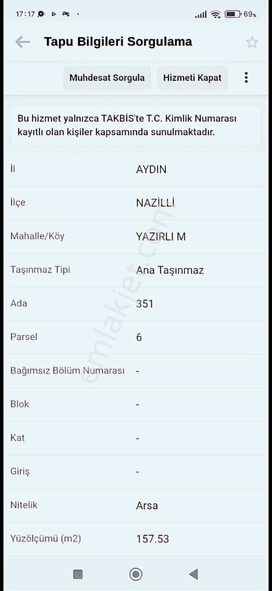 İmarlı | 157 M² Arsa | Yatırıma Uygun