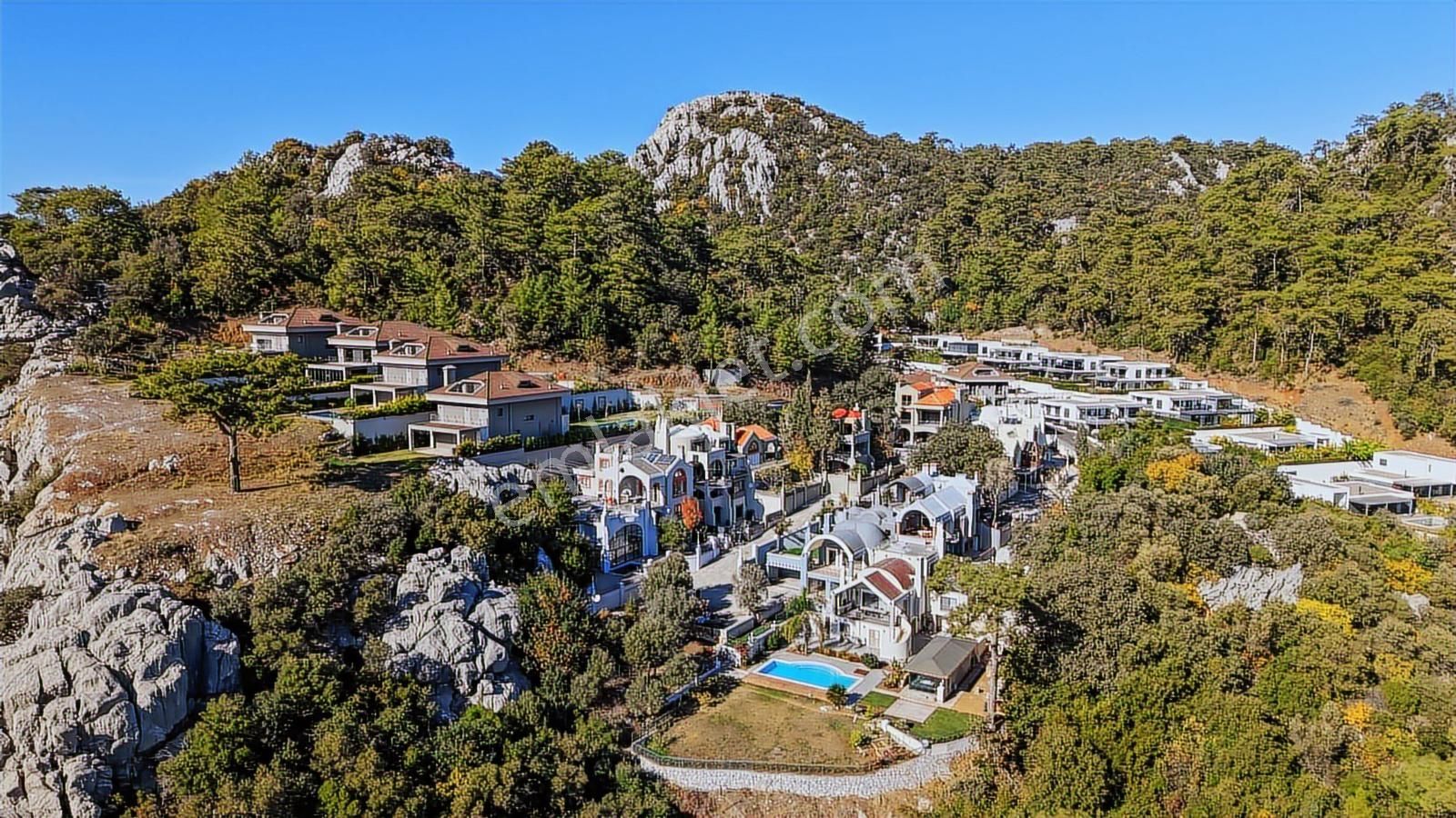 Marvera' Dan Satılık / Gökbel'de Deniz Ve Doğa Manzaralı Villa - Görsel 34