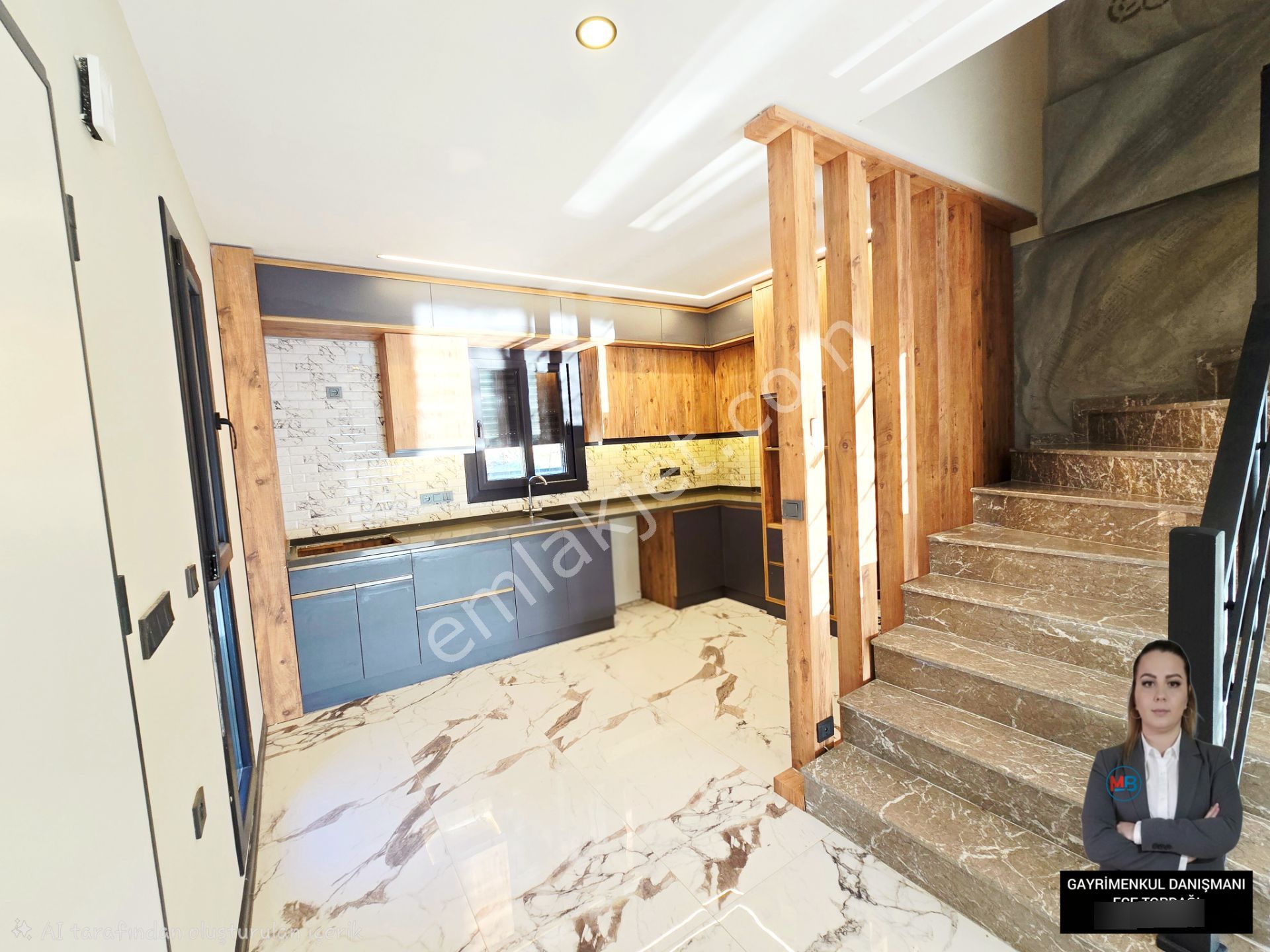 Didim'de Satılık 4+1 Tripleks Sıfır Müstakil Bahçeli Otoparklı Ön Cephe Villa - Görsel 16