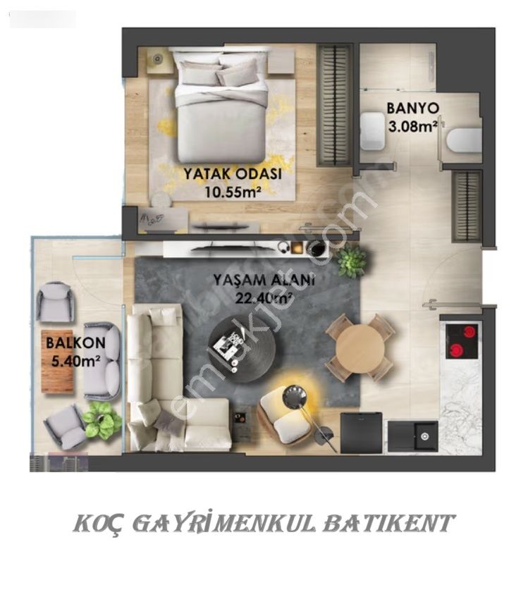 Vera Star'da 1+1 Daire, Metroya Çok Yakın, Sıfır Proje - Görsel 19