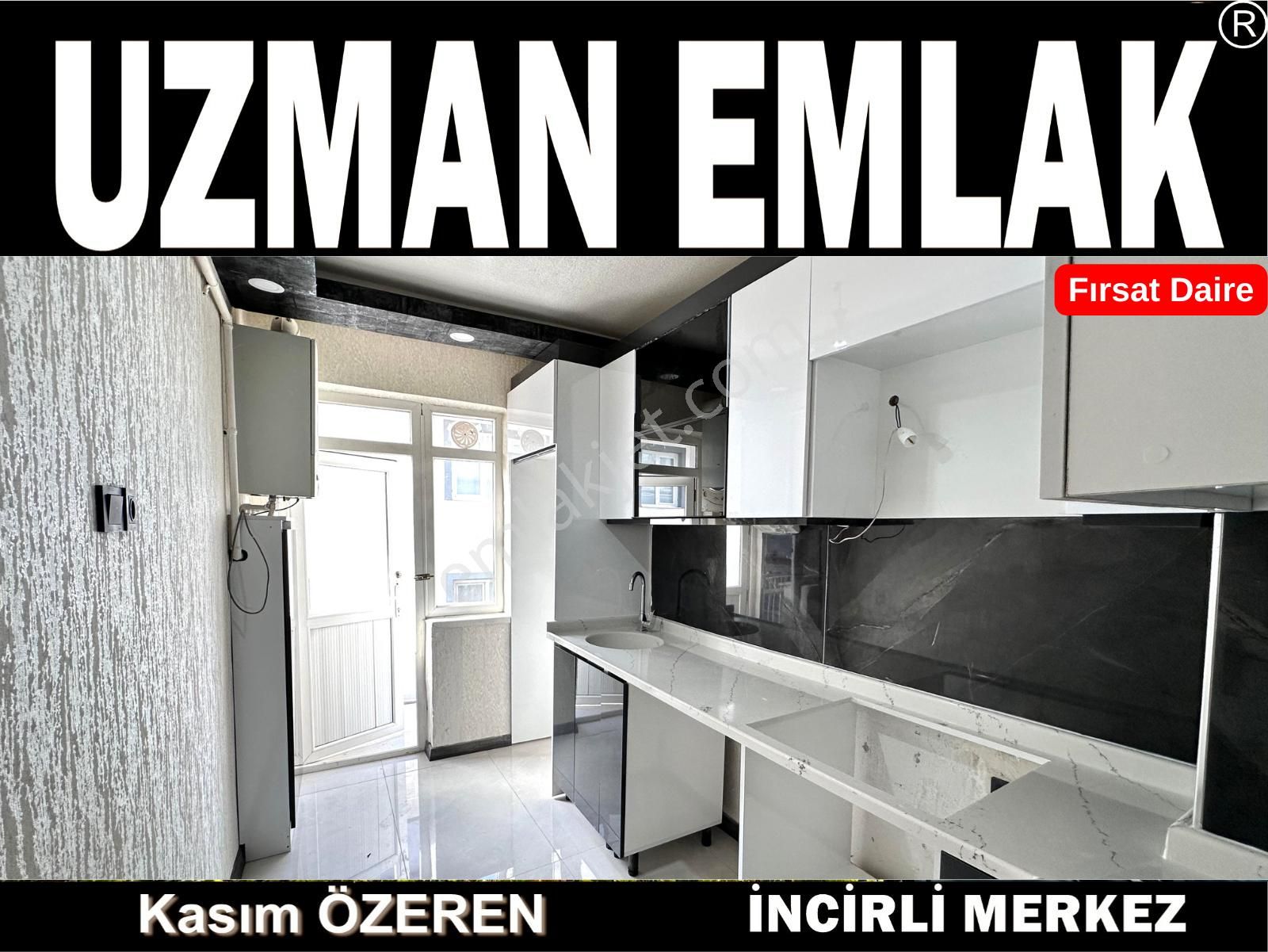 Uzman'dan Çiçekli Mh.de Katta Full Yapılı Y.emre Cad Yakını 2+1 Daire