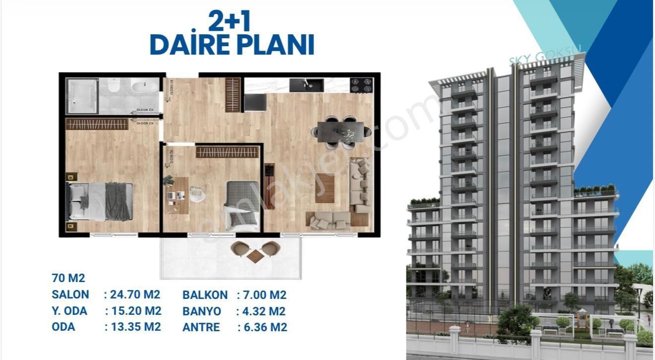 Emlakmülk'ten Yukarıyurtçu'da 2+1 Projemizde Son Fırsatlar - Görsel 4