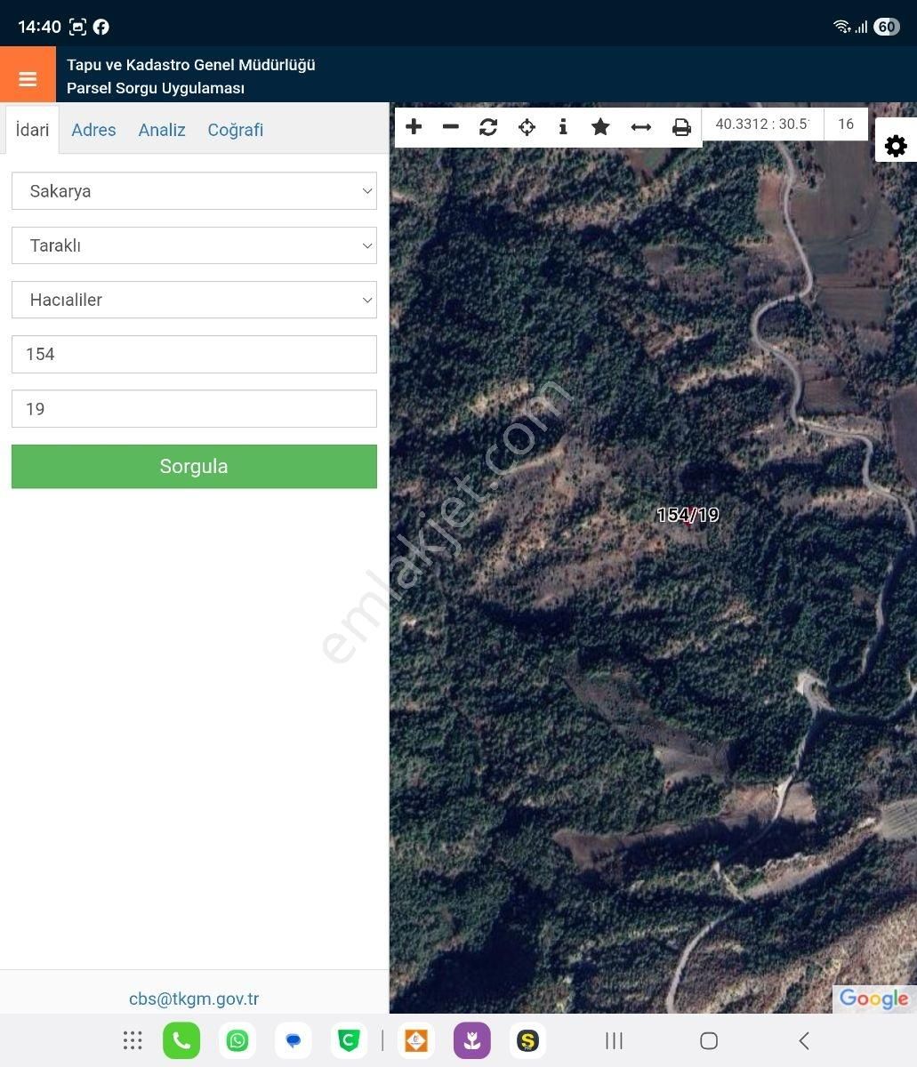 Sakarya Taraklı Hacıaliler Mah. Satılık 410m2 Bağ - Görsel 6