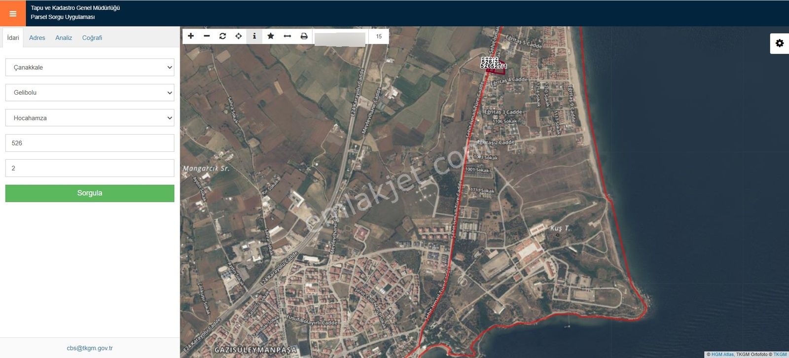 Hocahamza'da 9.637 M2 Villa İmarlı Denize Yürüme Mesafesinde - Görsel 4