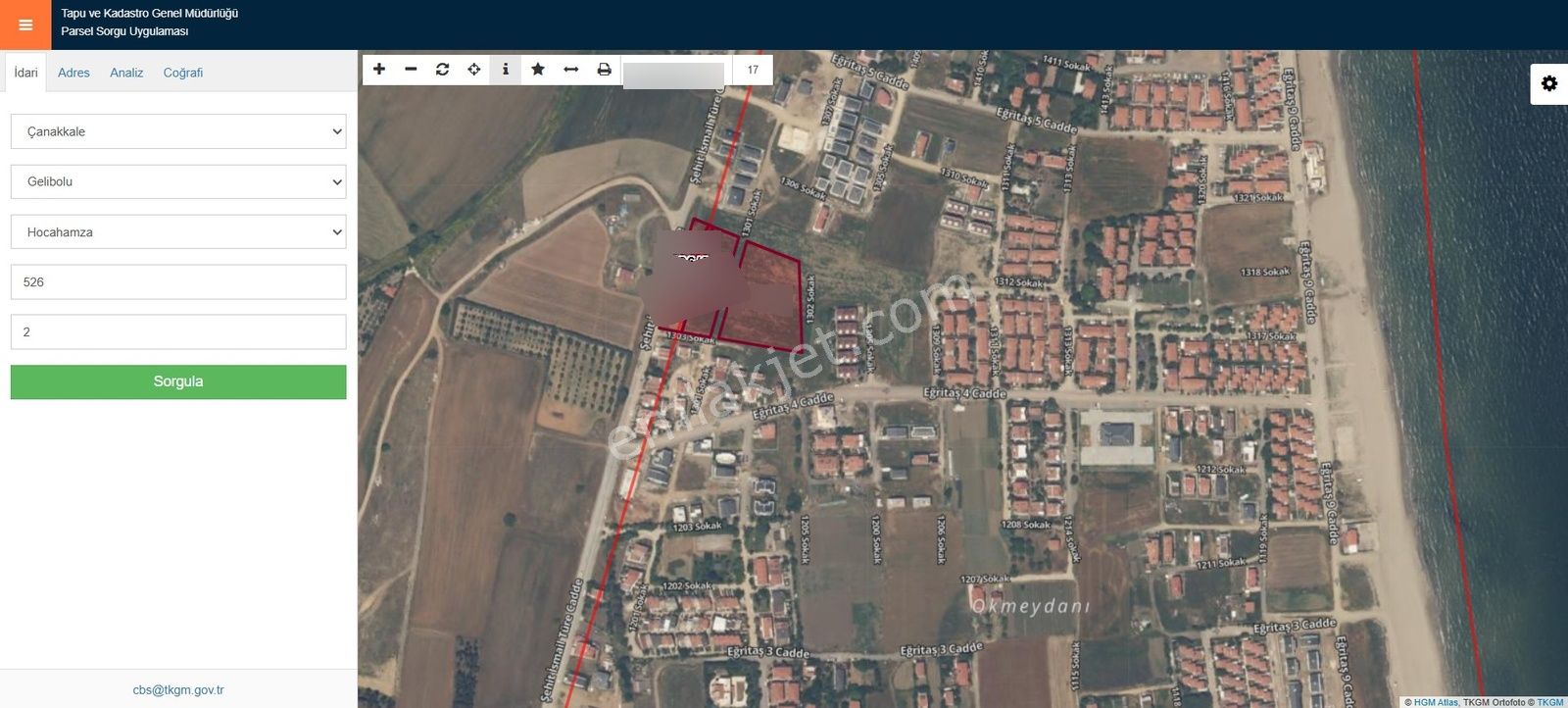 Hocahamza'da 9.637 M2 Villa İmarlı Denize Yürüme Mesafesinde - Görsel 2