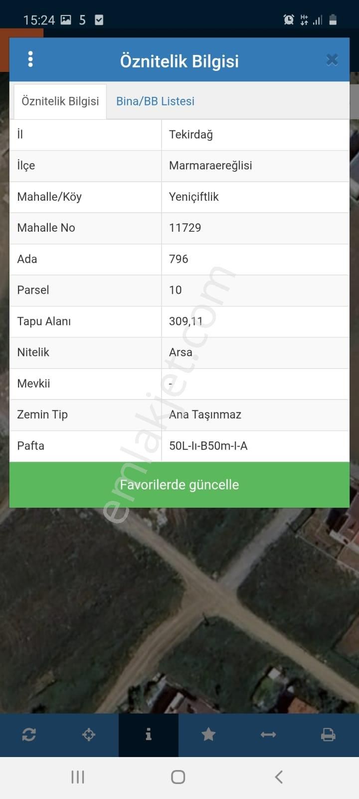 Satılık Yatırımlık İmarlı Arsa Tekirdağ Marmaraereğlisi Yeniçiftlik - Görsel 5