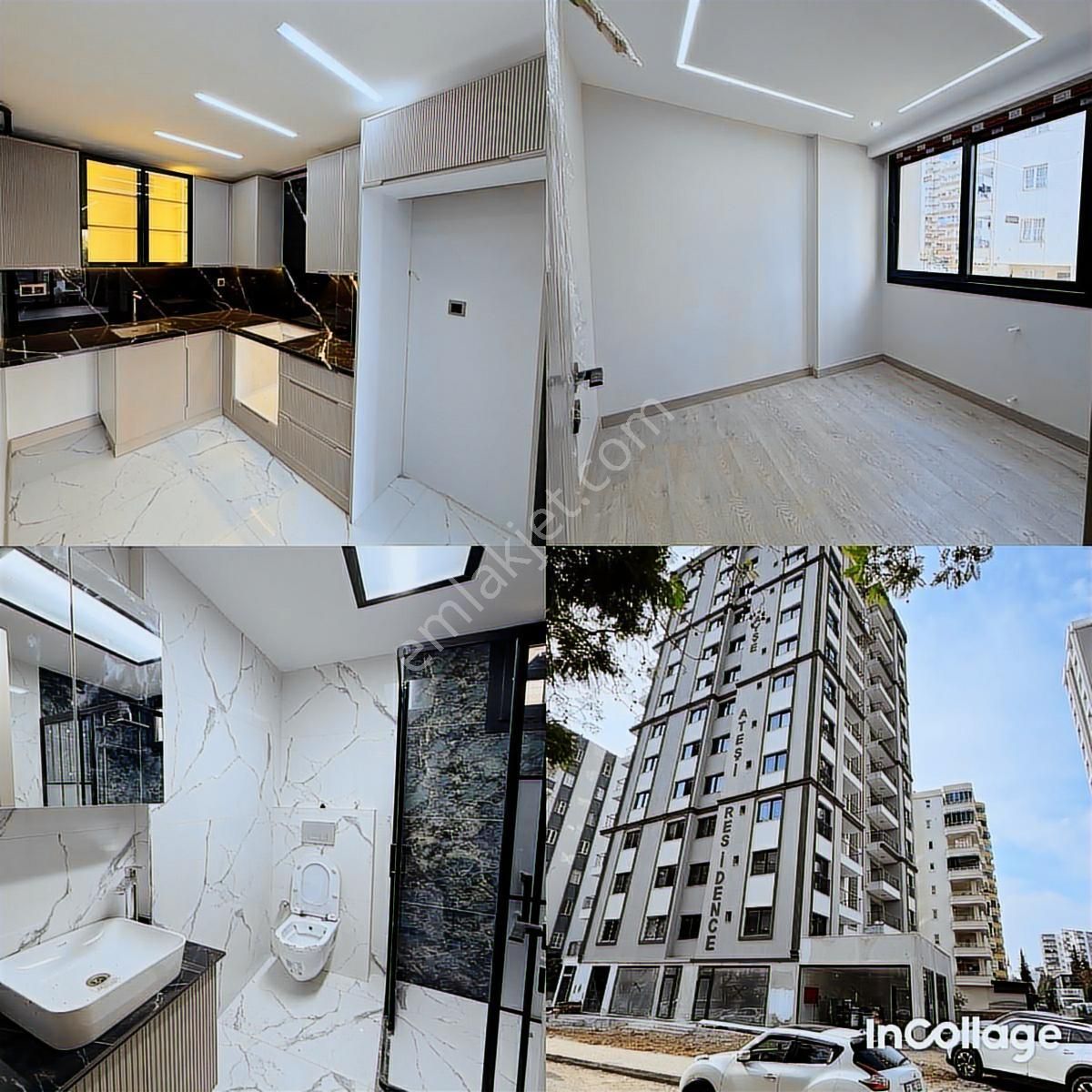 Çukurova Kurttepe Yeşil Fırın Bitişiği Satılık 2+1 Sıfır Daire