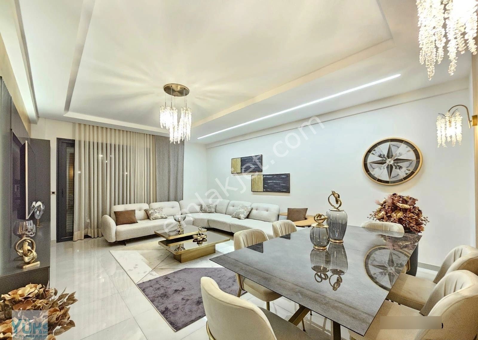 Denizli Yenişafak Ta 4+1 218 M2 Havuzlu Site İçinde Lüks Satılık Daireler - Görsel 32