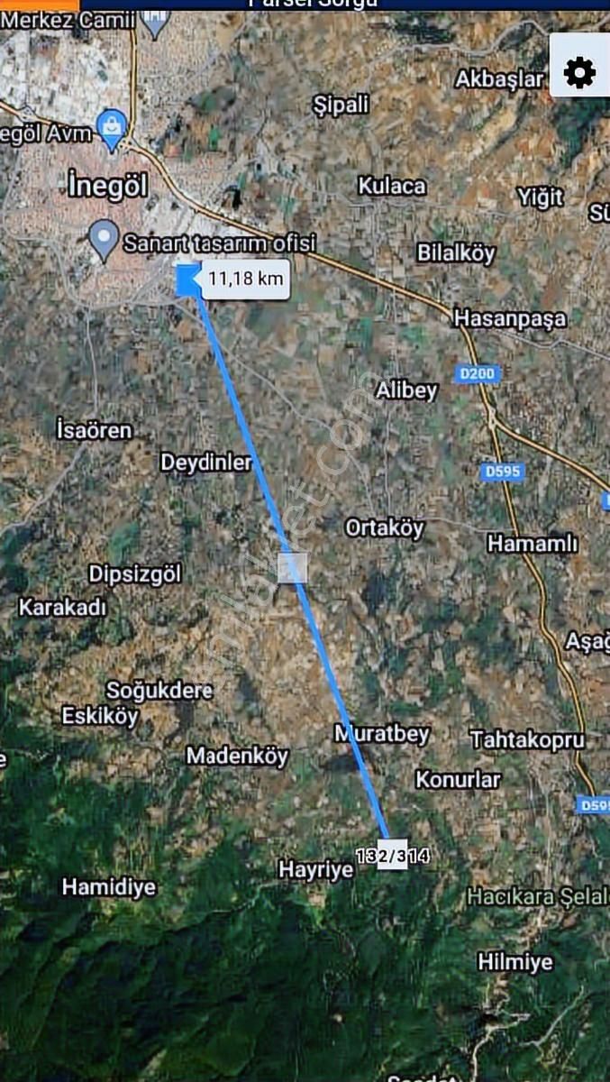 K2 Pera İnegöl Hayriye Yatırımlık 6881 M2 Tek Tapu - Görsel 11