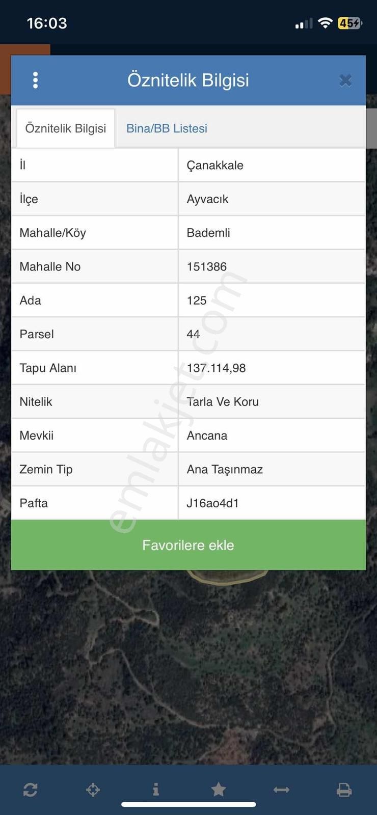 Ayvacık Bademli Köyü 300 Mt Deniz Manzaralı En Uygn Arsaa - Görsel 3