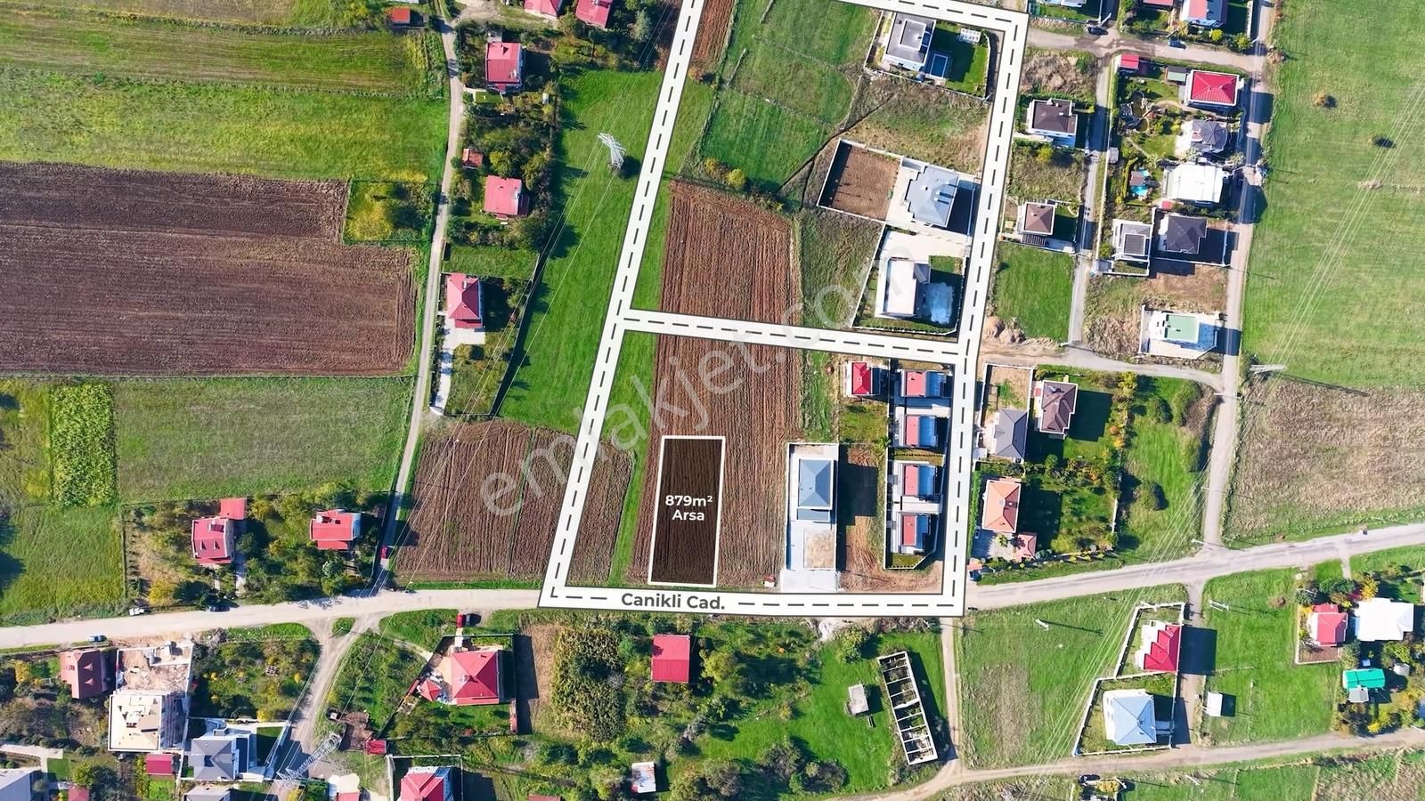 Dere Gayrimenkul'den Çatalçam'da Caddeye Cephe Satılık Arsa - Görsel 5