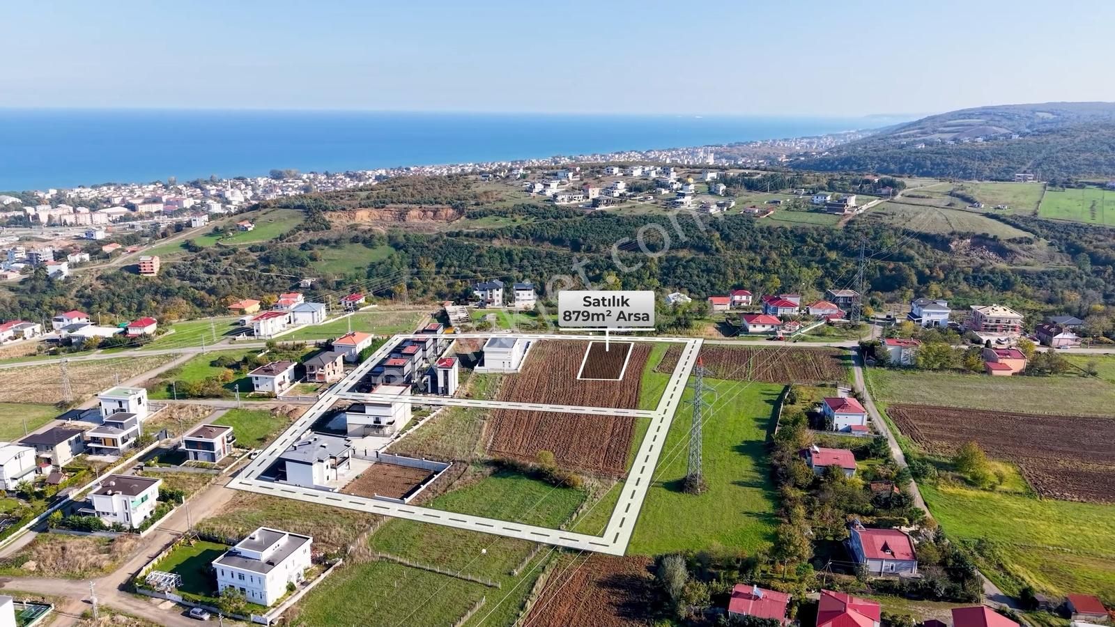 Dere Gayrimenkul'den Çatalçam'da Caddeye Cephe Satılık Arsa - Görsel 14