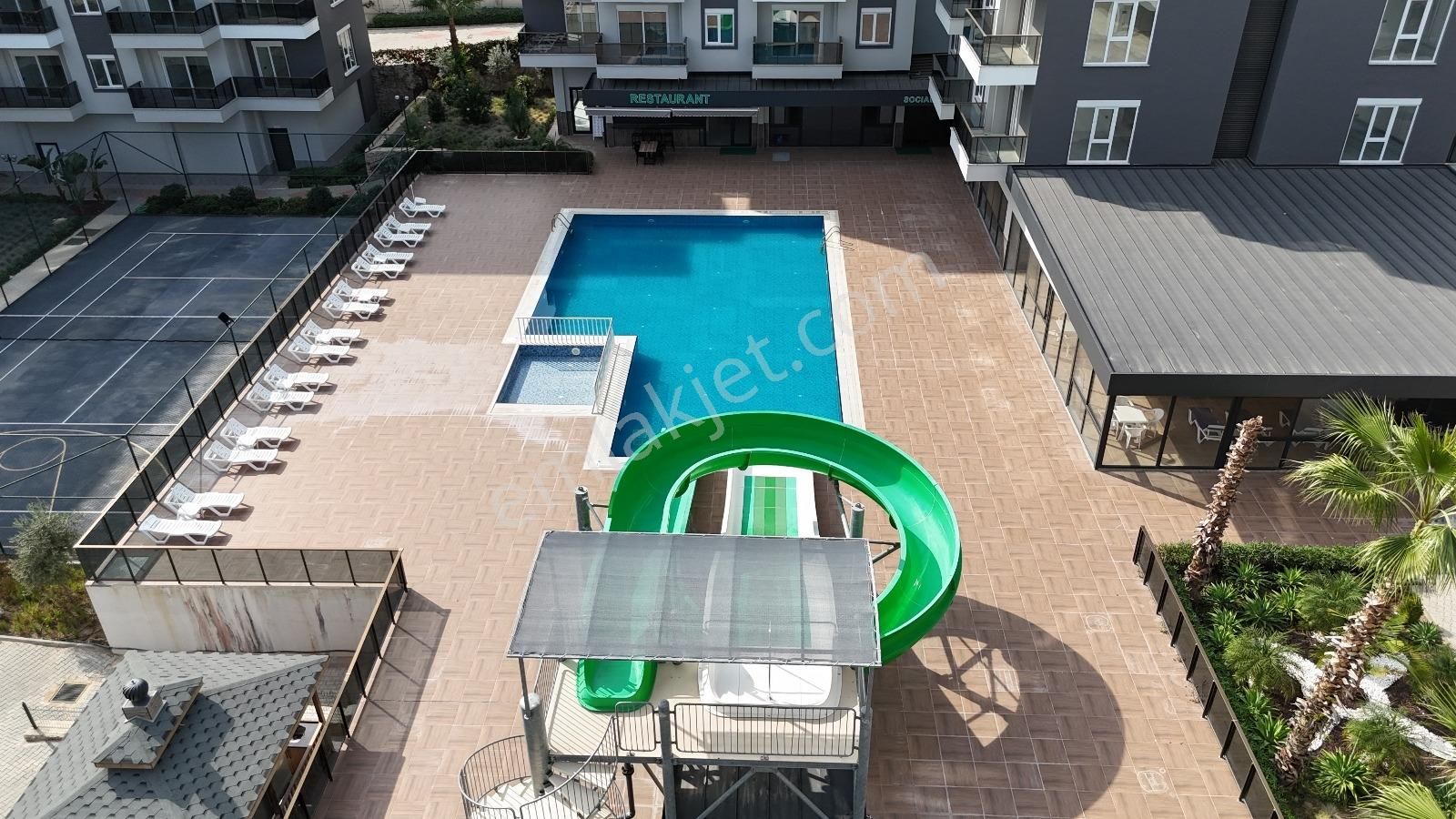 Alanya Oba Olıve Resortta Full Eşyalı 1+1 Satılık Daire - Görsel 2