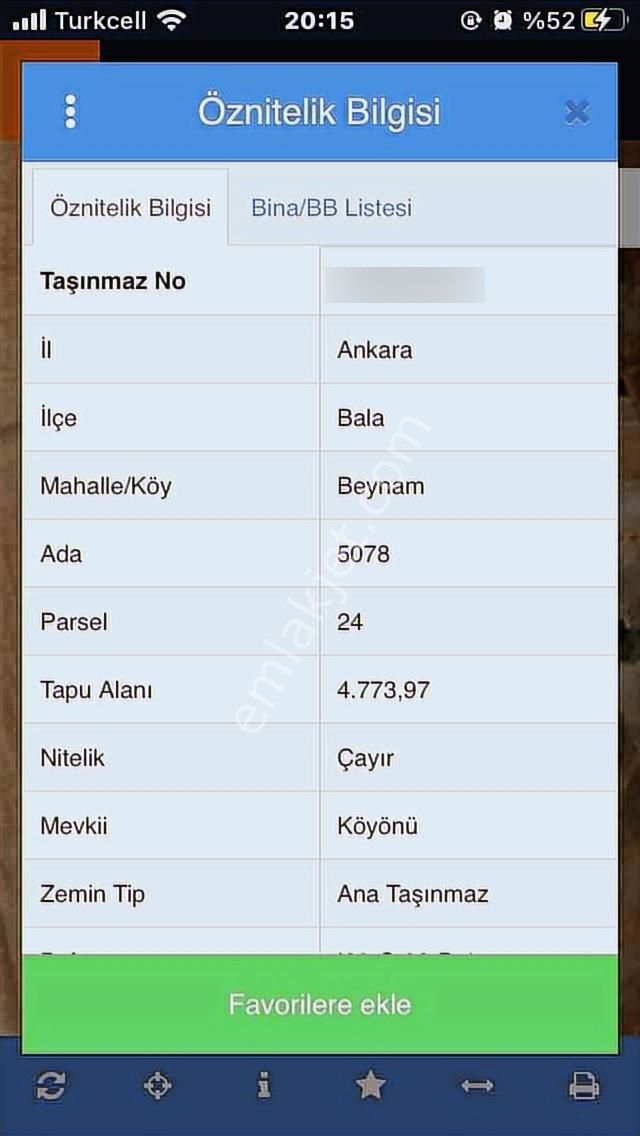 Bala Beynam Da 400 M2 Arsa İçinde 2+1 Ev Karadeniz Emlak - Görsel 8