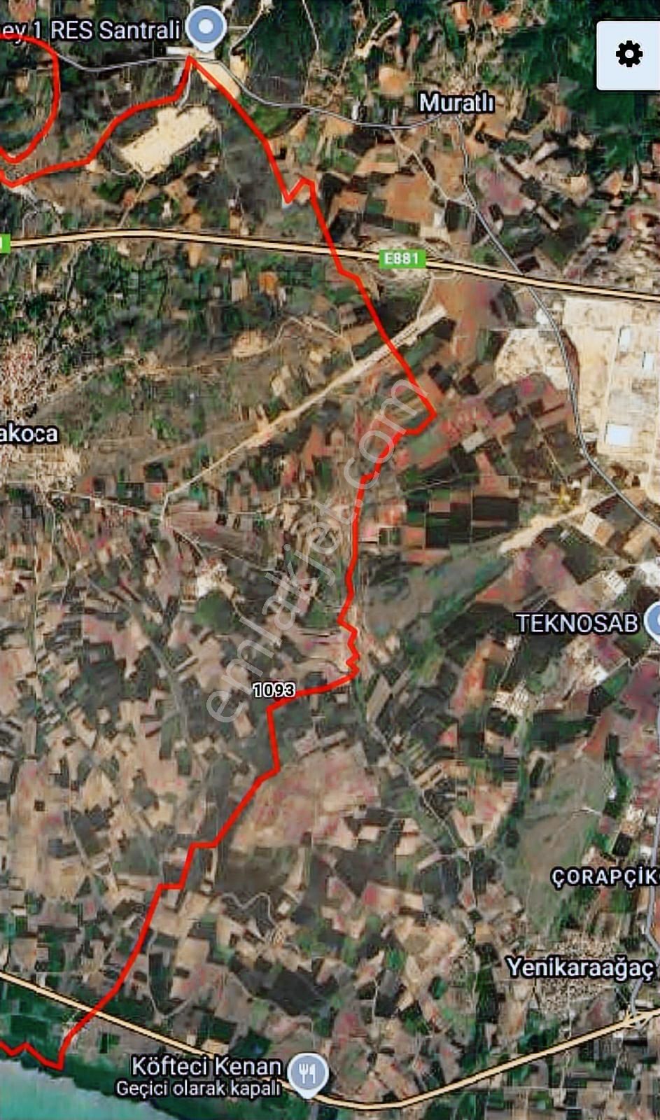 Tırpan'dan Karakoca'da 8000m2 Daire Araç Takaslı Fırsat Tarla - Görsel 5