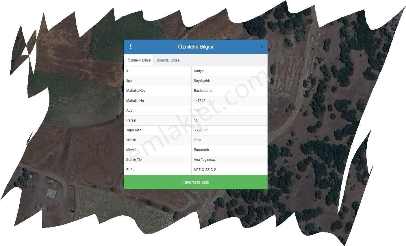 Özpınar,dan Bostandere,de Satılık Tarla 3298 M2 Dağ Yolu Var ! - Görsel 15