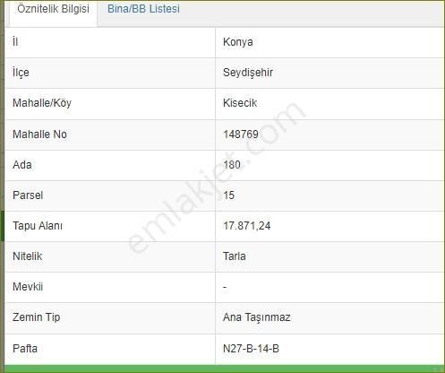Özpınar,dan Kisecik Köyün Karşısı 17 871 M2 Bozkır Yoluna 1 Km - Görsel 2