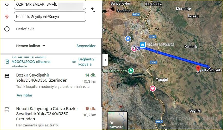 Özpınar,dan Kisecik Köyün Karşısı 17 871 M2 Bozkır Yoluna 1 Km - Görsel 5