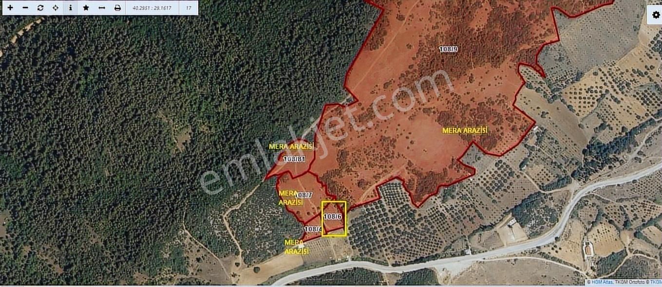 Asfalta 2. Parsel - Köye 1 Km. Mesafede - Etrafı Yanı Mera - Görsel 16