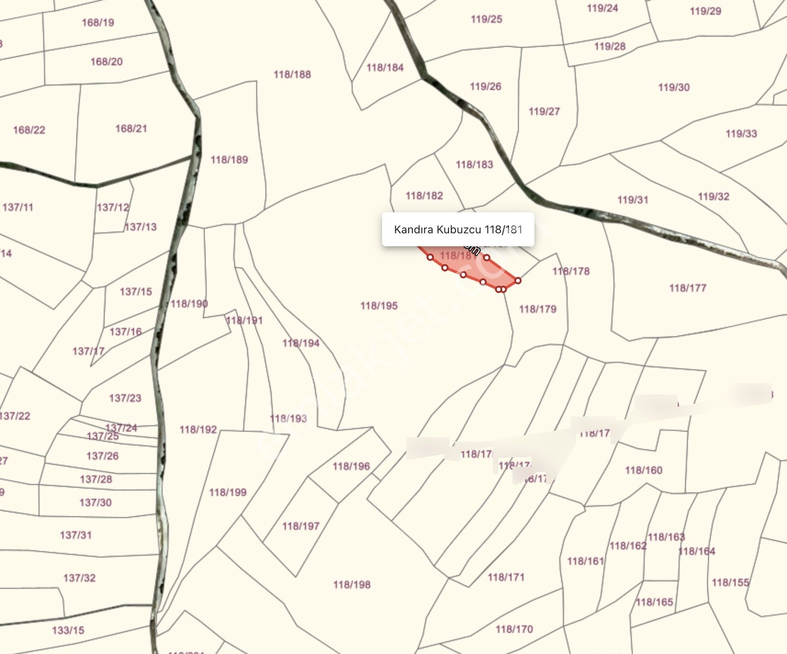 Kandıra Kubuzcu 1375m2 İhtiyaçtan Bu Fiyat - Görsel 4