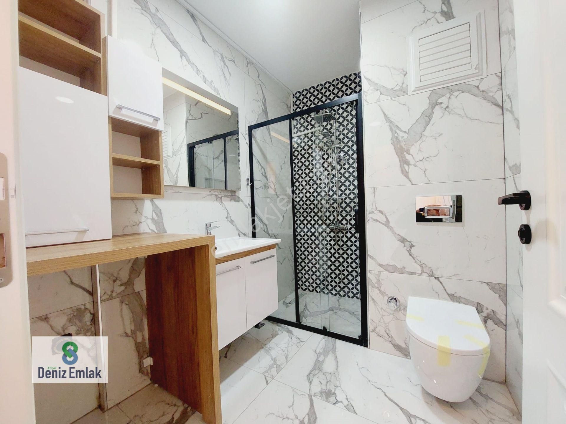 Denizden Akçayda Öncephe Arakat Yeni Yerden Isıtmalı Satılık 1+1 Daire. - Görsel 16