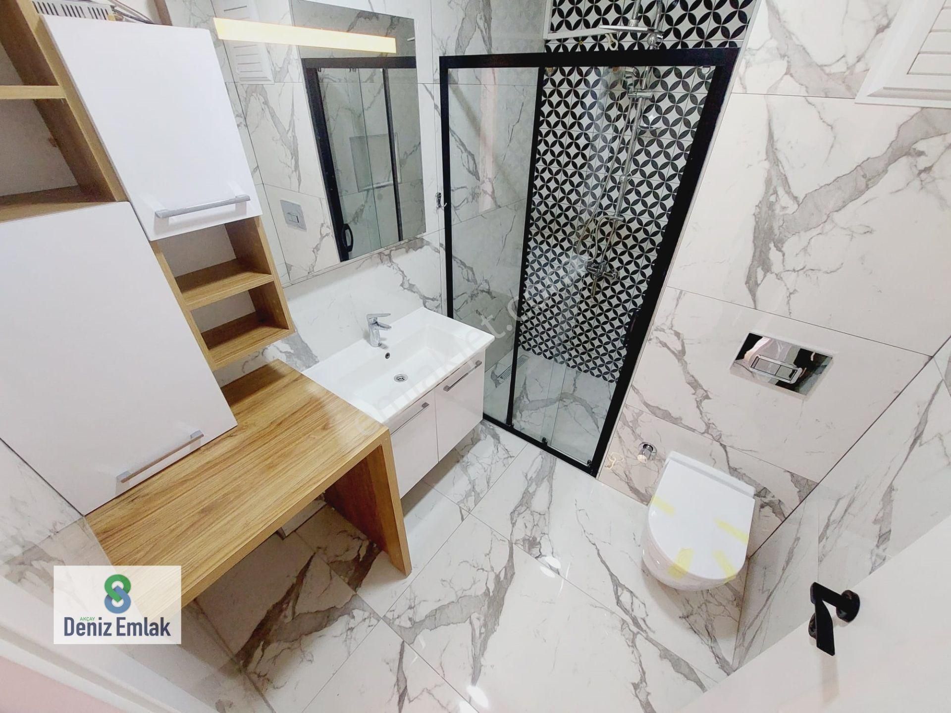 Denizden Akçayda Öncephe Arakat Yeni Yerden Isıtmalı Satılık 1+1 Daire. - Görsel 22