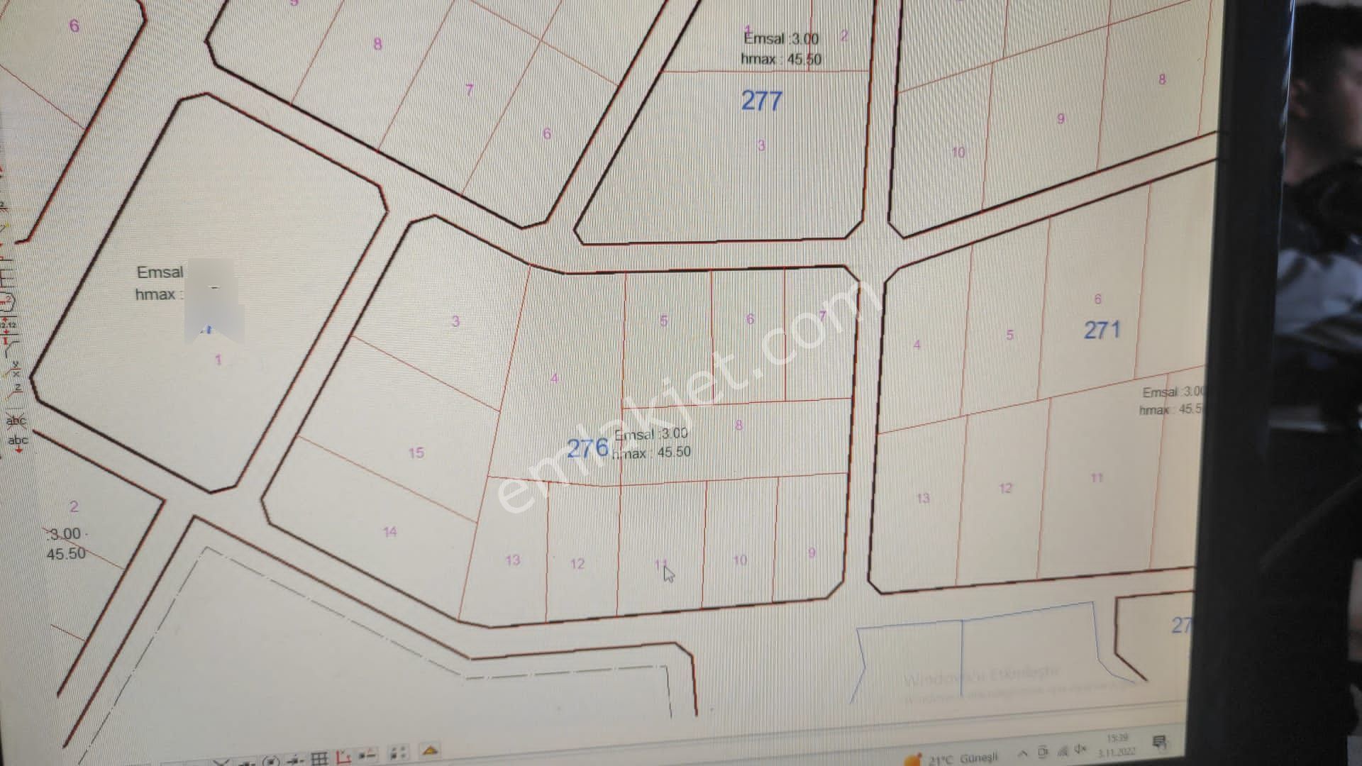Kırıkkale Delice Çerikli Yerlikentde 952 M2 15 Kata İmarlı Arsa - Görsel 2