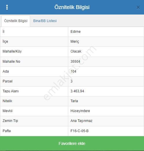 Edirne Meriç Olacak'ta Fırsat Araç Takaslı Tarla - Görsel 15