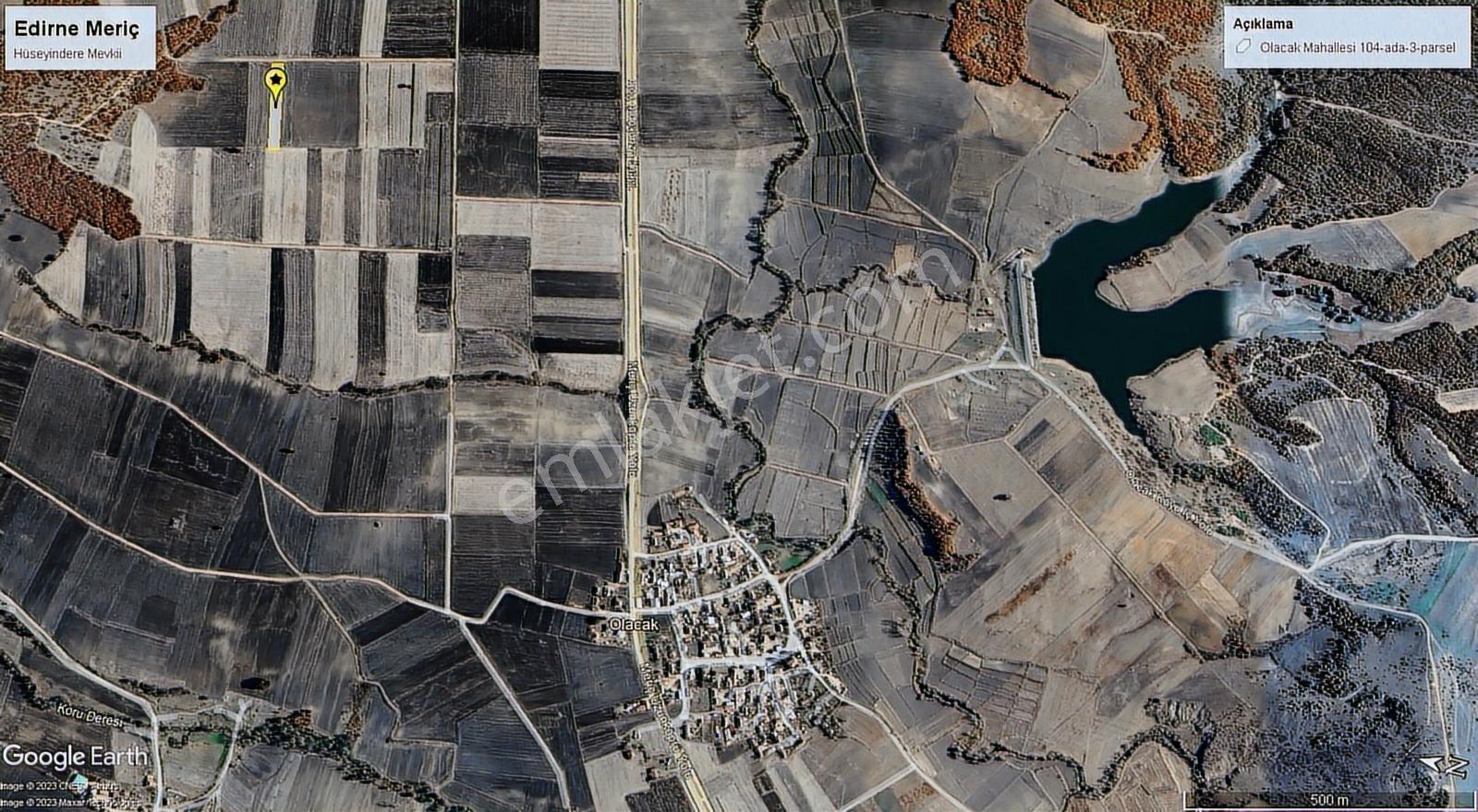 Edirne Meriç Olacak'ta Fırsat Araç Takaslı Tarla - Görsel 12