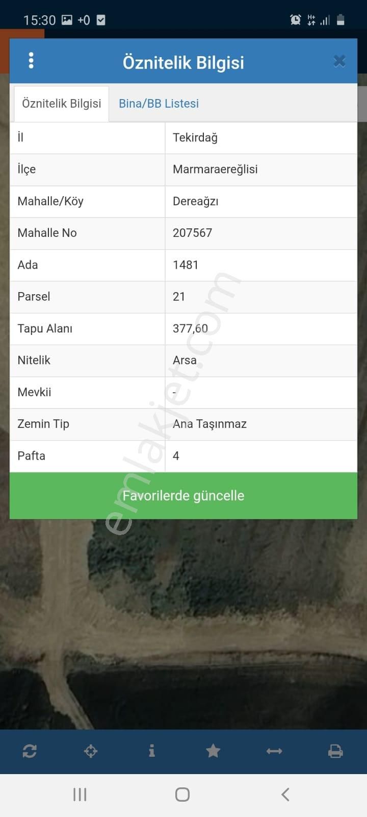 Satılık Yatırımlık İmarlı Arsa Tekirdağ Marmaraereğlisi Dereağzı Mah. - Görsel 4