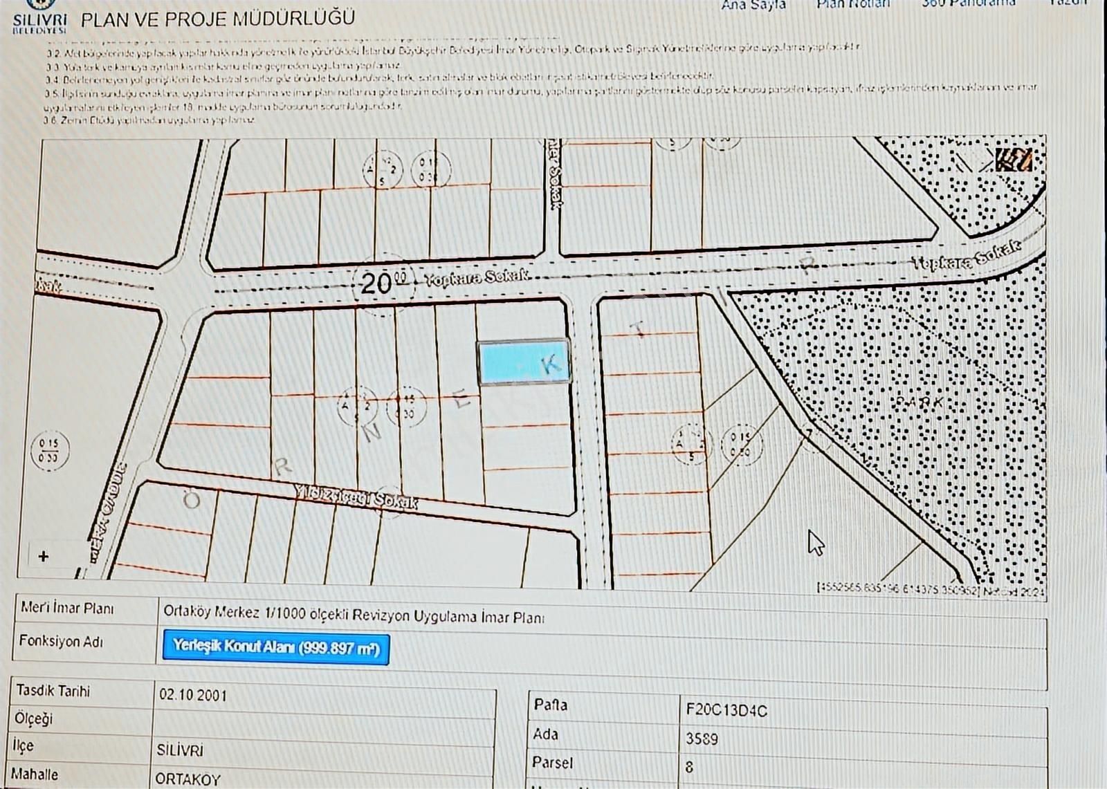 Silivri Orta Köyde Satılık Kupon Villa Arsası - Görsel 2