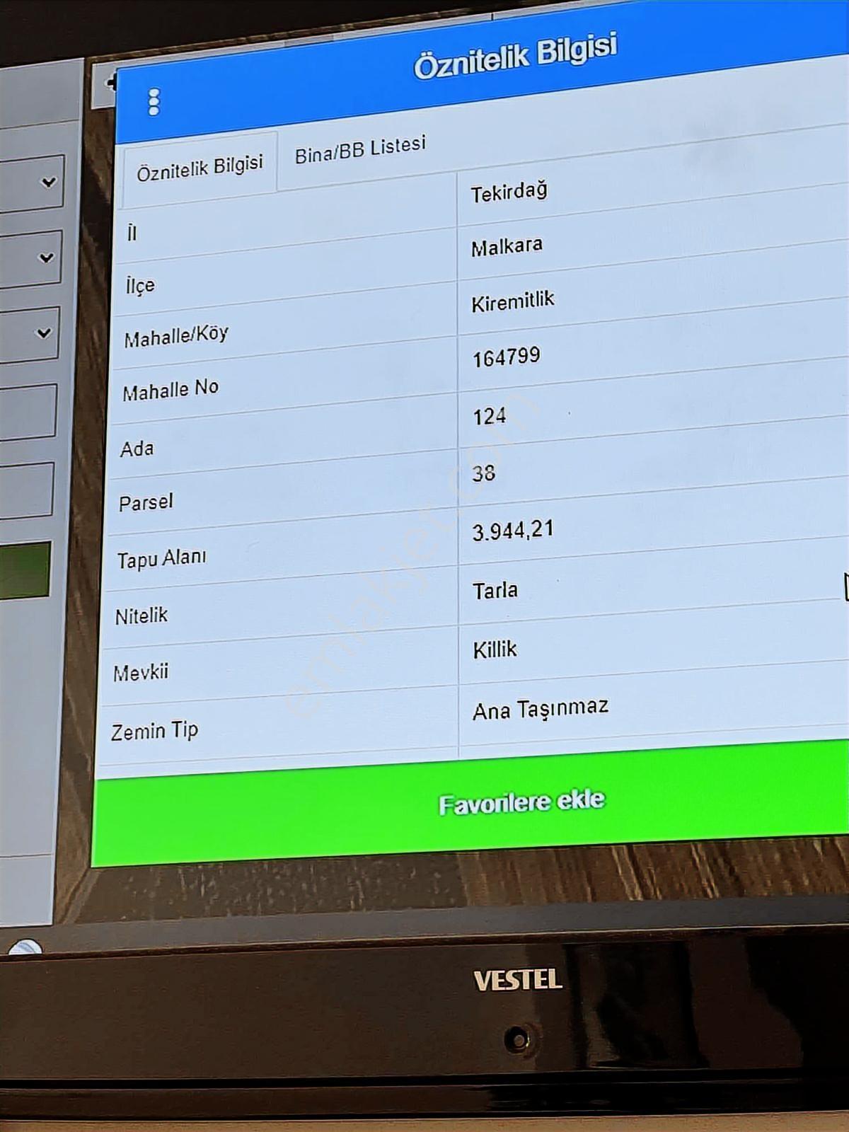 Tekirdağ Malkara Kiremitlik Köyün İçinde Satılık Arsa - Görsel 20