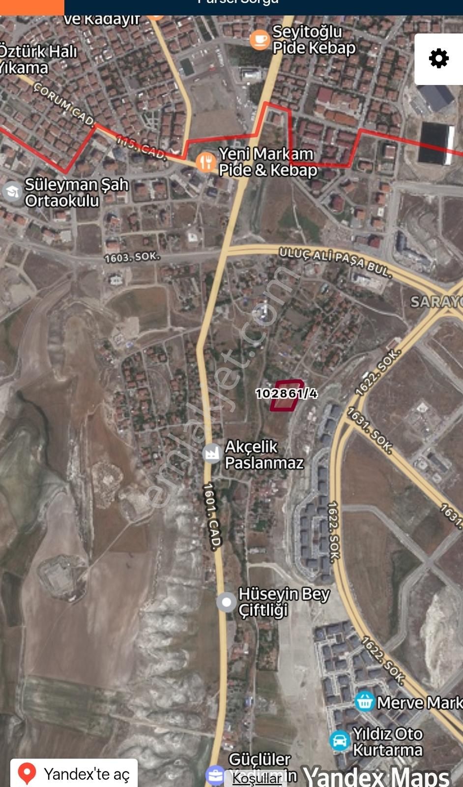 Emaks'tan/sincan/saraycık'ta/çok Katlı/imarlı Arsa/184 M2 - Görsel 8