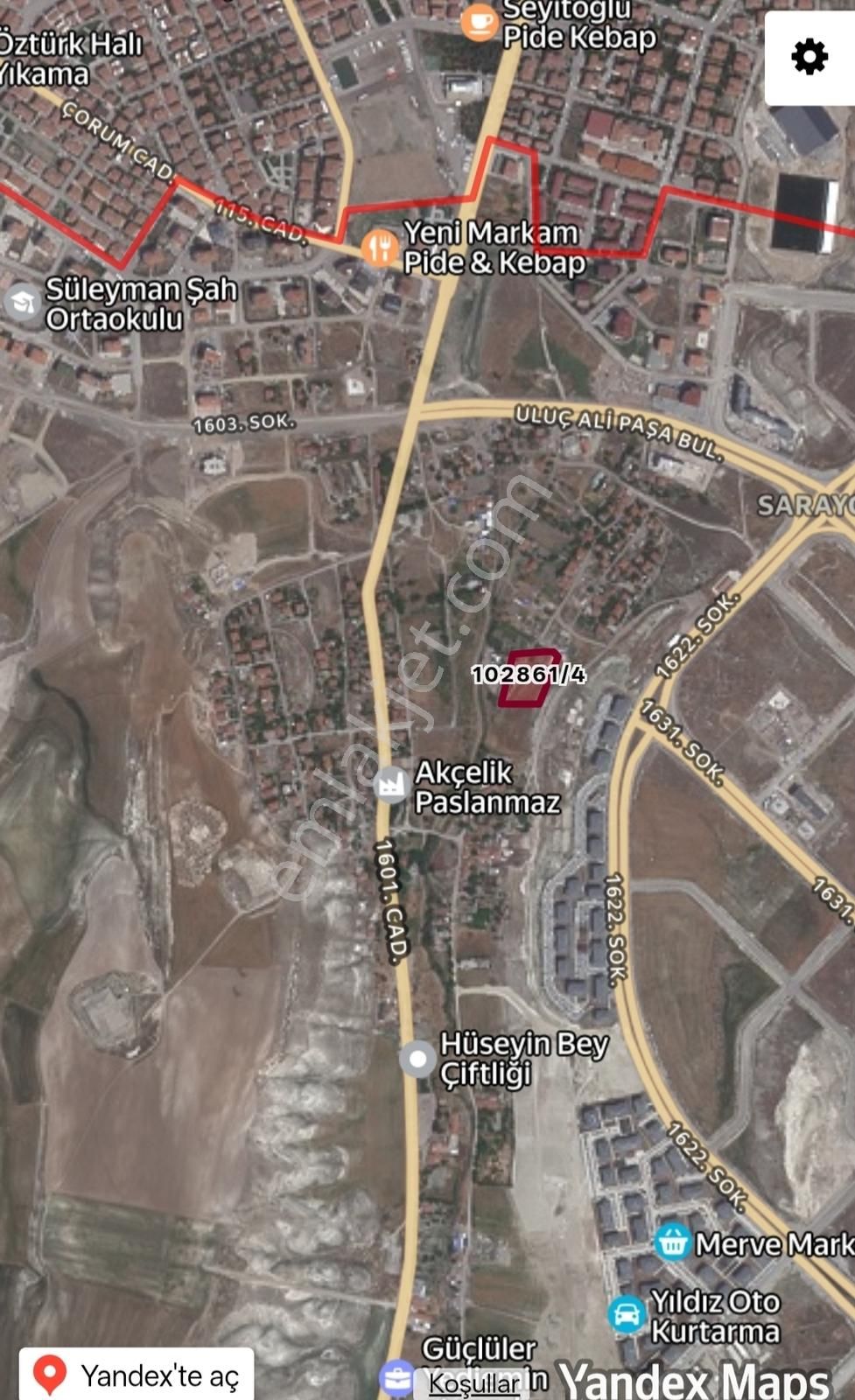 Emaks'tan/sincan/saraycık'ta/çok Katlı/imarlı Arsa/184 M2 - Görsel 13