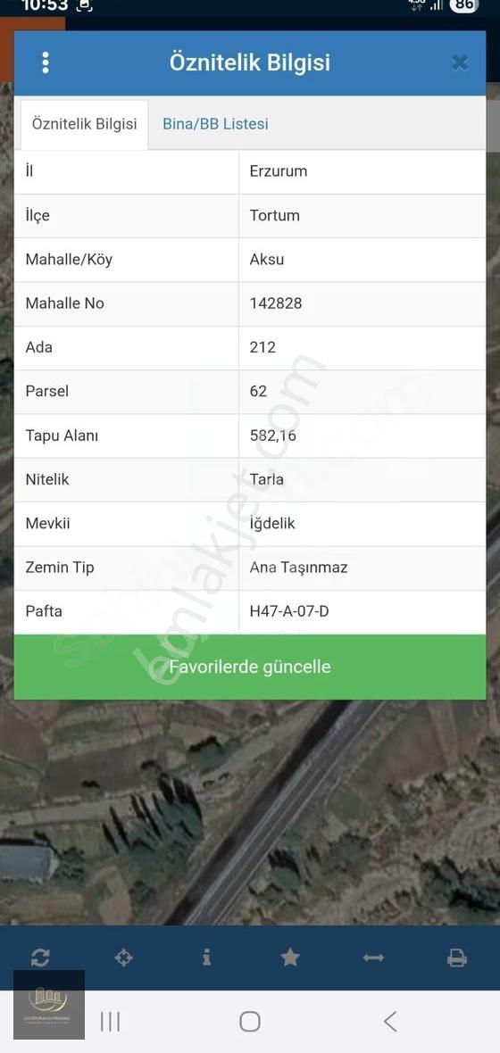Lüx Erzurum'dan Tortum-oltu Yolunda Mükemmel Konumda Tarla - Görsel 8