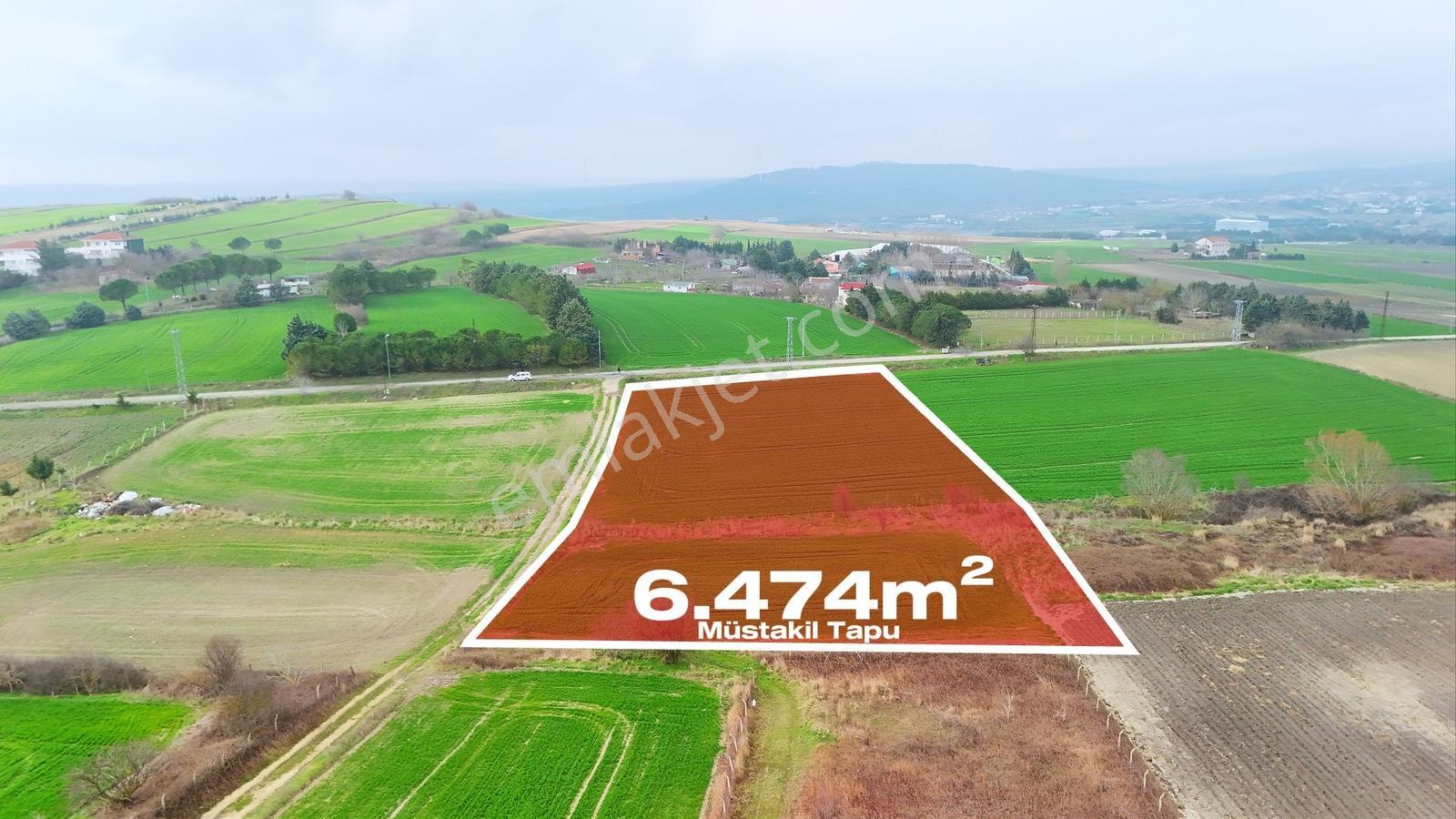 Yuşa'dan Çatalca Oklalı'da Tek Tapu Yola Cephe 6.474m² Arsa - Görsel 5