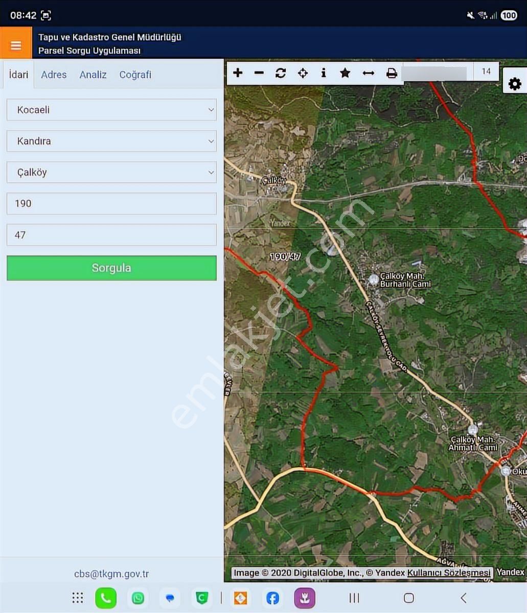Kocaeli Kandıra Çalköyde Merkeze Yakın 1758m2 Tarla - Görsel 4