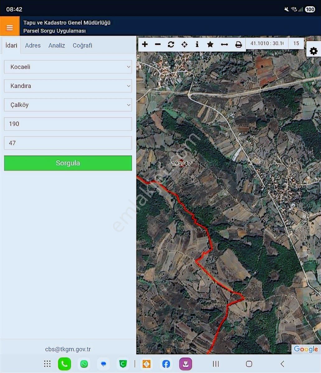 Kocaeli Kandıra Çalköyde Merkeze Yakın 1758m2 Tarla - Görsel 6