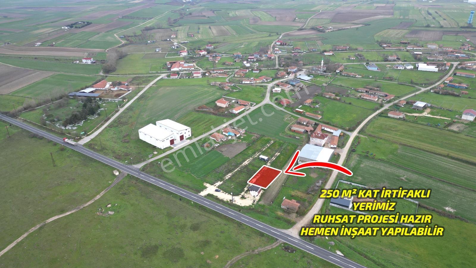꧁ Bahçedere'de ╣ 250 M² Ruhsat Projesi Hazır╠ Asfalt Cephe Arsa꧂ - Görsel 14