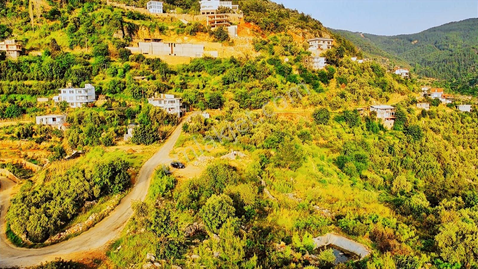 Kızılcaşehir'de Önü Kapanmaz Deniz, Kale Manzaralı Satılık Tarla - Görsel 19
