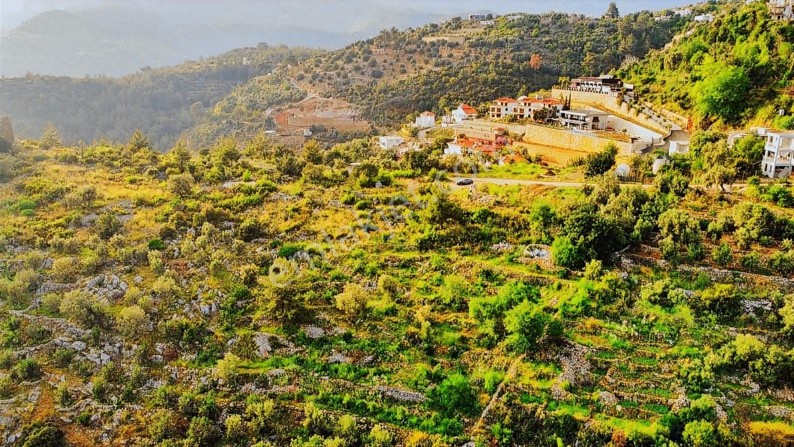 Kızılcaşehir'de Önü Kapanmaz Deniz, Kale Manzaralı Satılık Tarla - Görsel 4