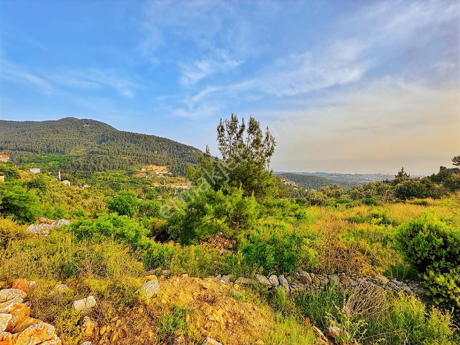 Kızılcaşehir'de Önü Kapanmaz Deniz, Kale Manzaralı Satılık Tarla - Görsel 16