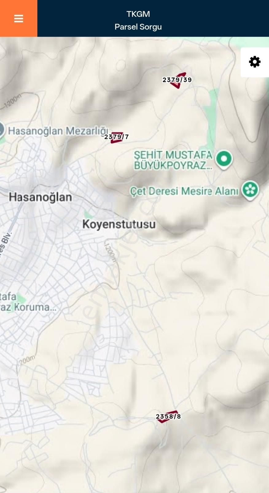Hasanoğlan/havuzbaşı/belardı Mevkii/imar Yanı/tek Tapu/8 Dönüm - Görsel 8