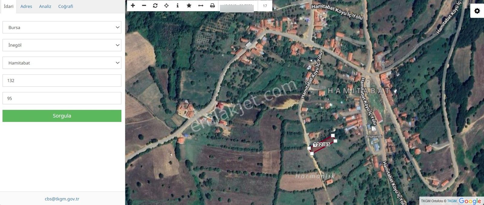 İnegöl Hamitabat Köyünde Mükemmel Konumda Satılık Arsa - Görsel 15